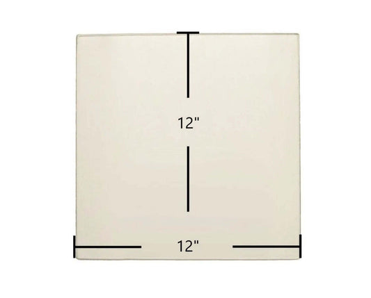 Ceramic Replacement Glass for Malm Spin-A-Fire Door Glass (Ceramic) - 12" x 12"