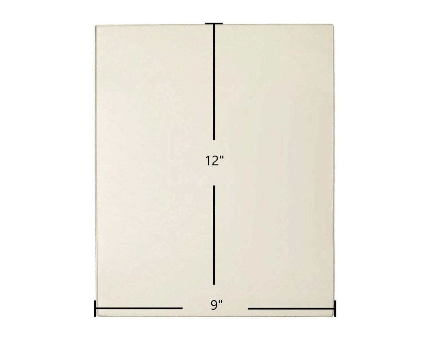 Ceramic Replacement Glass for Malm Spin-A-Fire Ceramic Glass - 9" x 12"