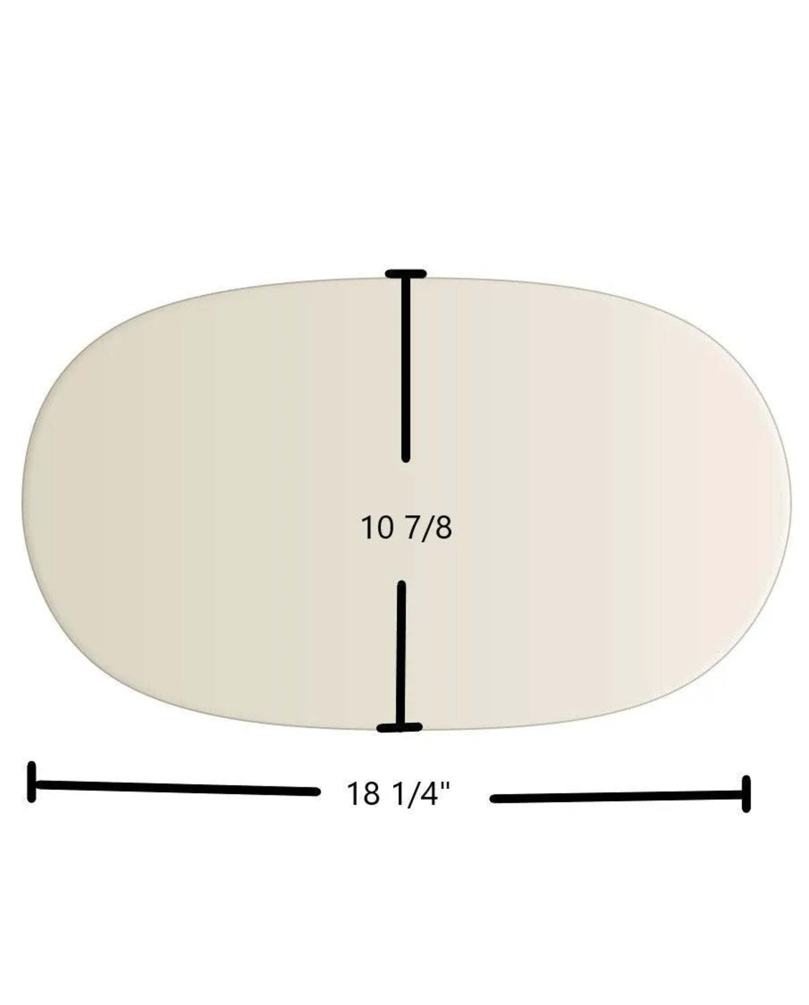 Ceramic Replacement Glass for Meridian Stove Ceramic Glass Panel - 18 1/4" x 10 7/8"