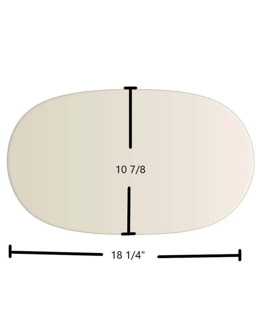Ceramic Replacement Glass for Meridian Stove Ceramic Glass Panel - 18 1/4" x 10 7/8"