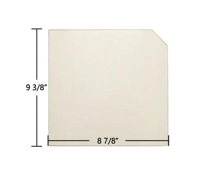 Ceramic Replacement Glass for Minnesota Stove Works Radiant Ceramic Glass Panel - 8 7/8" x 9 3/8"
