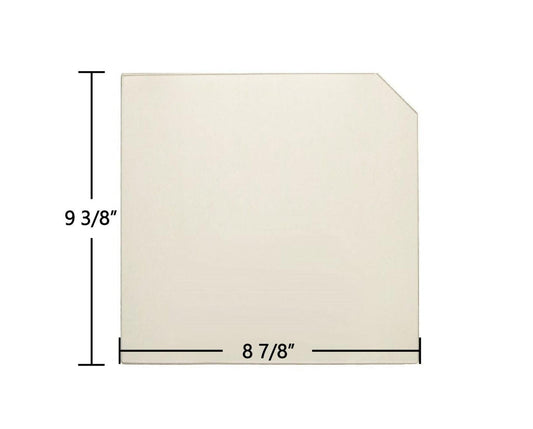 Ceramic Replacement Glass for Minnesota Stove Works Radiant Ceramic Glass Panel - 8 7/8" x 9 3/8"
