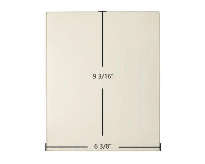 Ceramic Replacement Glass for Morso 1400 Ceramic Glass Panel - 6 3/8" x 9 3/16"