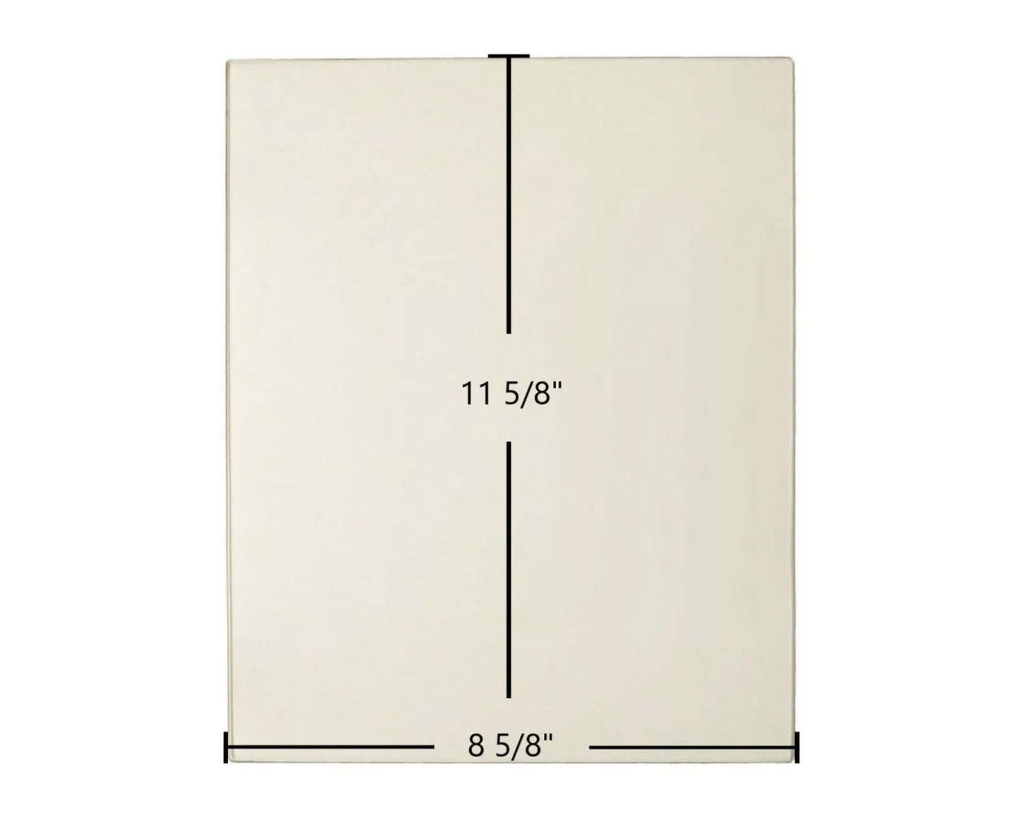 Ceramic Replacement Glass for Morso 3610, 3640 Ceramic Glass Panel - 8 5/8" x 11 5/8"