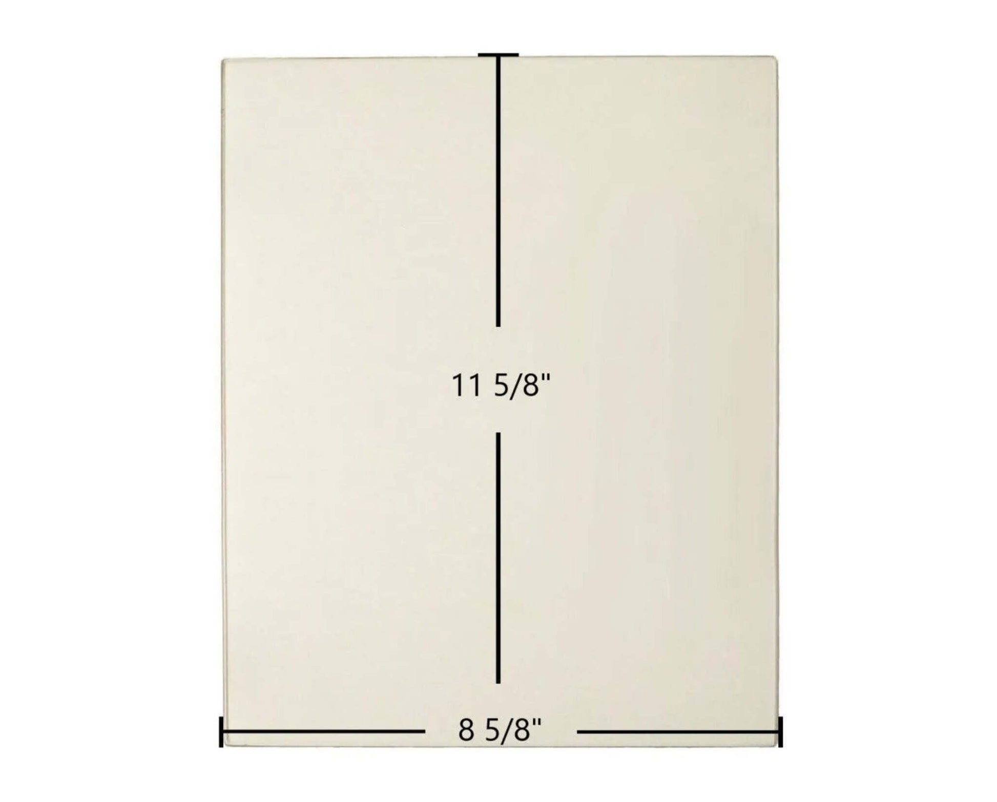Ceramic Replacement Glass for Morso 3610, 3640 Ceramic Glass Panel - 8 5/8" x 11 5/8"