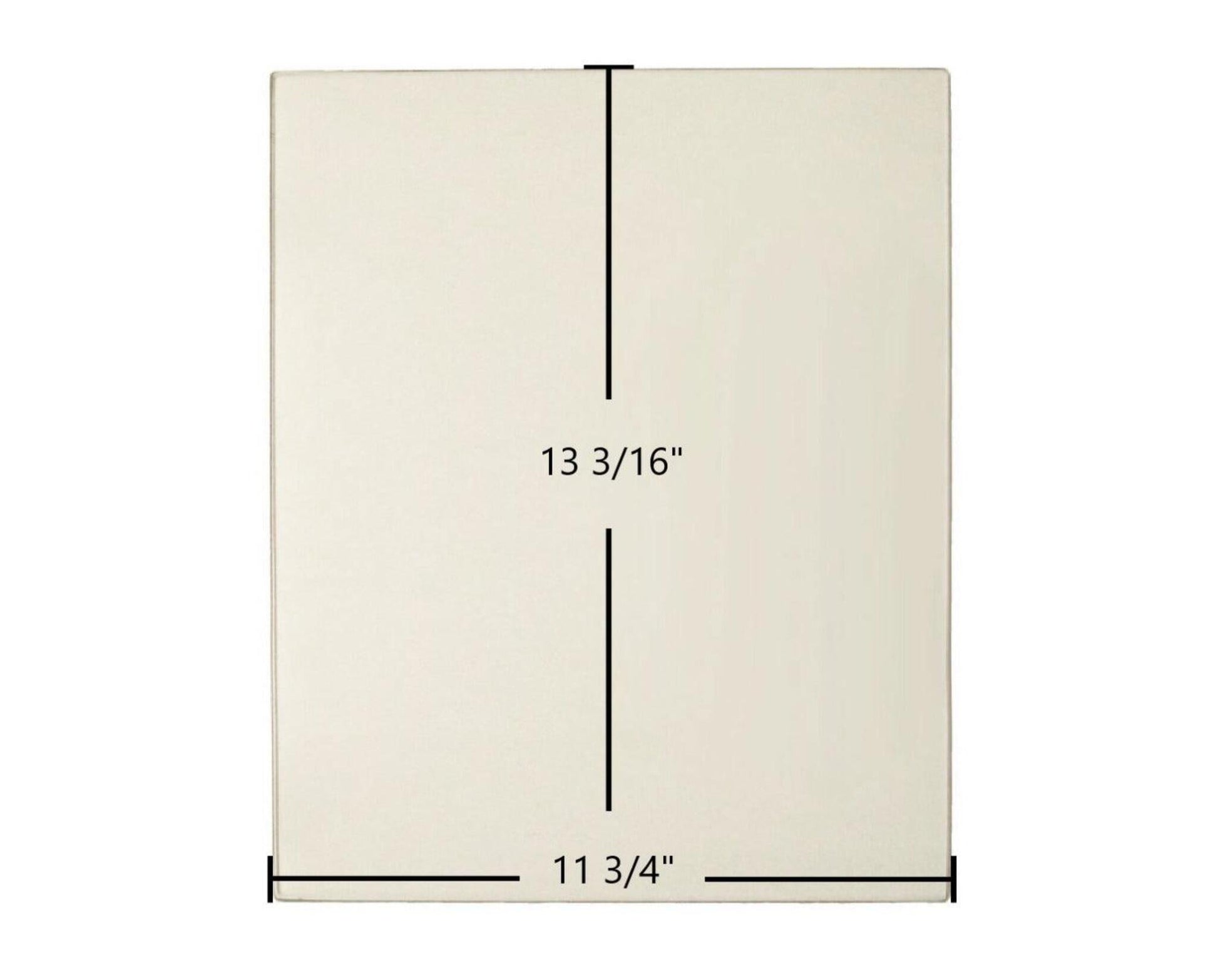 Ceramic Replacement Glass for Morso 4500, 4560 Ceramic Glass Panel - 11 3/4" x 13 3/16"