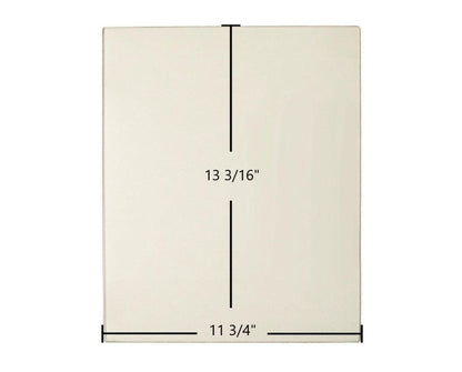 Ceramic Replacement Glass for Morso 4500, 4560 Ceramic Glass Panel - 11 3/4" x 13 3/16"