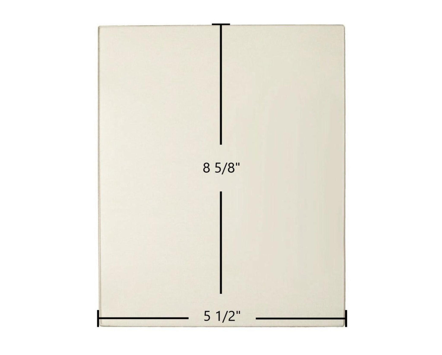 Ceramic Replacement Glass for Morso Lion 1510 Ceramic Glass Panel - 5 1/2" x 8 5/8"