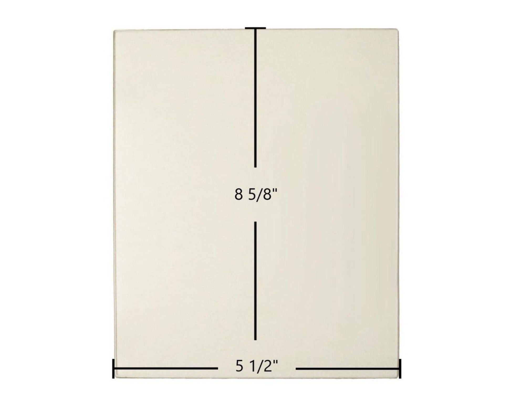 Ceramic Replacement Glass for Morso Lion 1510 Ceramic Glass Panel - 5 1/2" x 8 5/8"