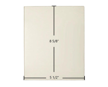 Ceramic Replacement Glass for Morso Lion 1510 Ceramic Glass Panel - 5 1/2" x 8 5/8"