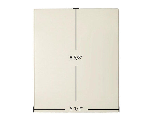 Ceramic Replacement Glass for Morso Lion 1510 Ceramic Glass Panel - 5 1/2" x 8 5/8"