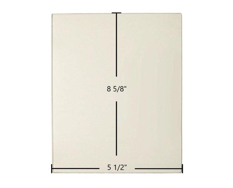 Ceramic Replacement Glass for Morso Lion 1510 Ceramic Glass Panel - 5 1/2" x 8 5/8"