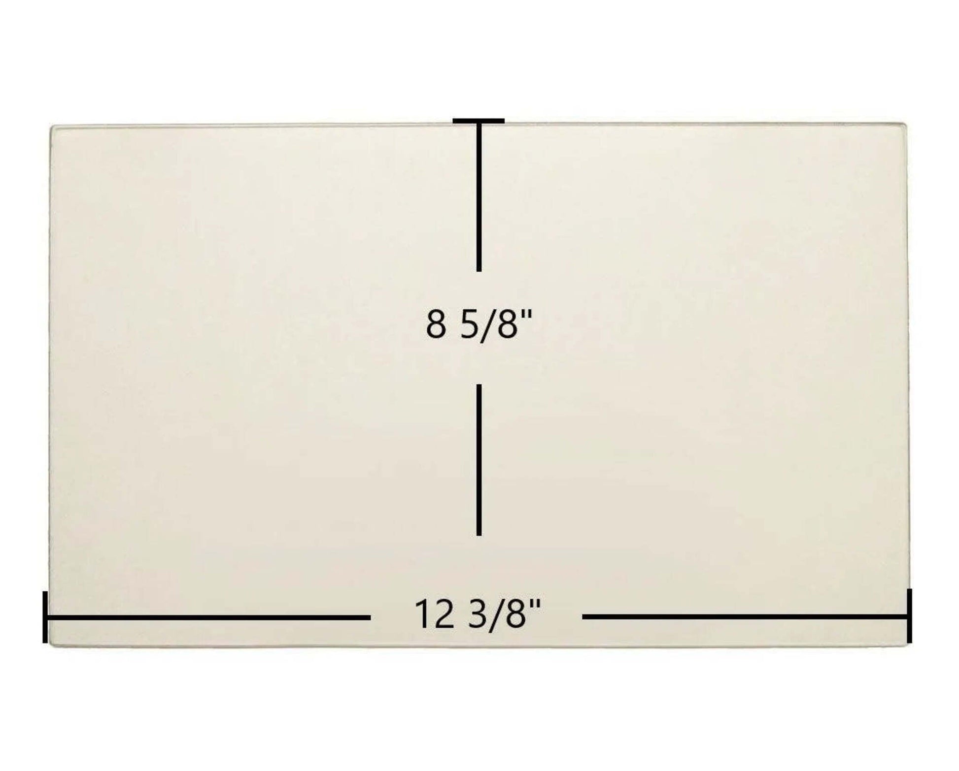 Ceramic Replacement Glass for Morso Lion 1540 Convector Ceramic Glass Panel - 12 3/8" x 8 5/8"