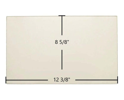 Ceramic Replacement Glass for Morso Lion 1540 Convector Ceramic Glass Panel - 12 3/8" x 8 5/8"