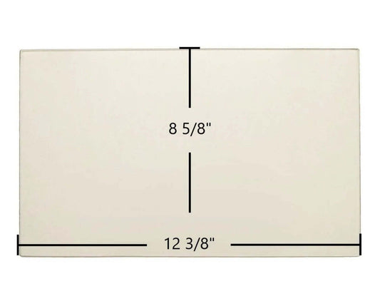 Ceramic Replacement Glass for Morso Lion 1540 Convector Ceramic Glass Panel - 12 3/8" x 8 5/8"