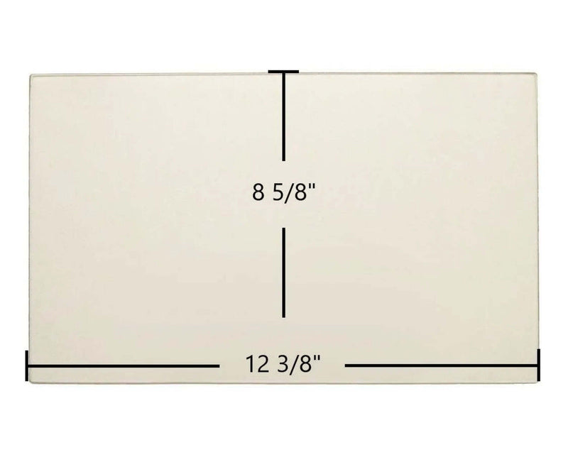 Ceramic Replacement Glass for Morso Lion 1540 Convector Ceramic Glass Panel - 12 3/8" x 8 5/8"