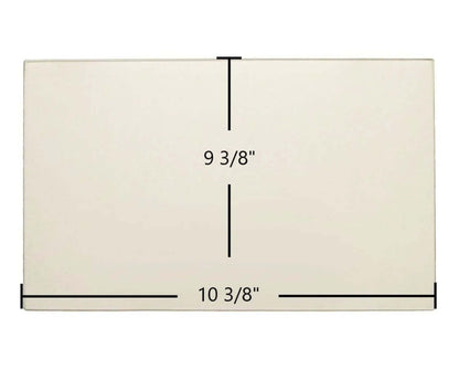 Ceramic Replacement Glass for Morso O4 Ceramic Glass Panel - 10 3/8" x 9 3/8"