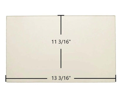 Ceramic Replacement Glass for Morso O6 Ceramic Glass Panel - 13 3/16" x 11 3/16"