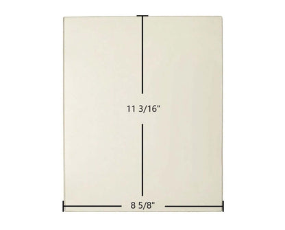 Ceramic Replacement Glass for Morso O8 Ceramic Glass Panel - 8 5/8" x 11 3/16"