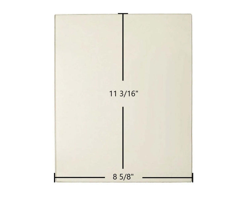 Ceramic Replacement Glass for Morso O8 Ceramic Glass Panel - 8 5/8" x 11 3/16"