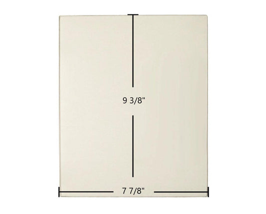 Ceramic Replacement Glass for Morso Panther 2110, Squirrel C/H Ceramic Glass Panel - 7 7/8" x 9 3/8"