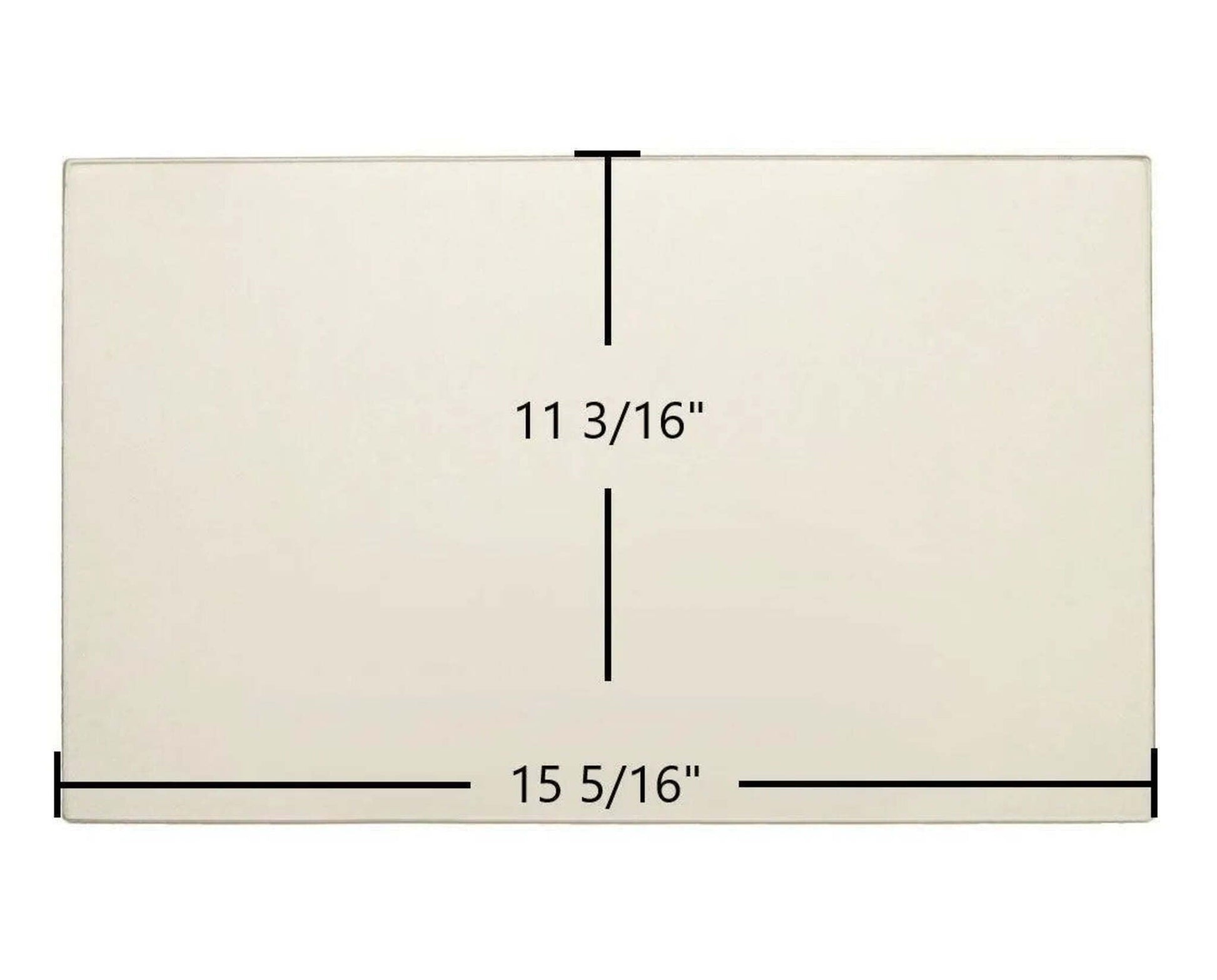 Ceramic Replacement Glass for Morso Swan 5010, 5060 Ceramic Glass Panel - 11 3/4" x 13 3/16"