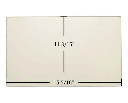 Ceramic Replacement Glass for Morso Swan 5010, 5060 Ceramic Glass Panel - 11 3/4" x 13 3/16"