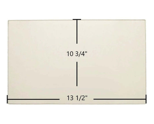 Ceramic Replacement Glass for Morso Viking 7100, 7110, 7140 Ceramic Glass Panel - 13 1/2" x 10 3/4"