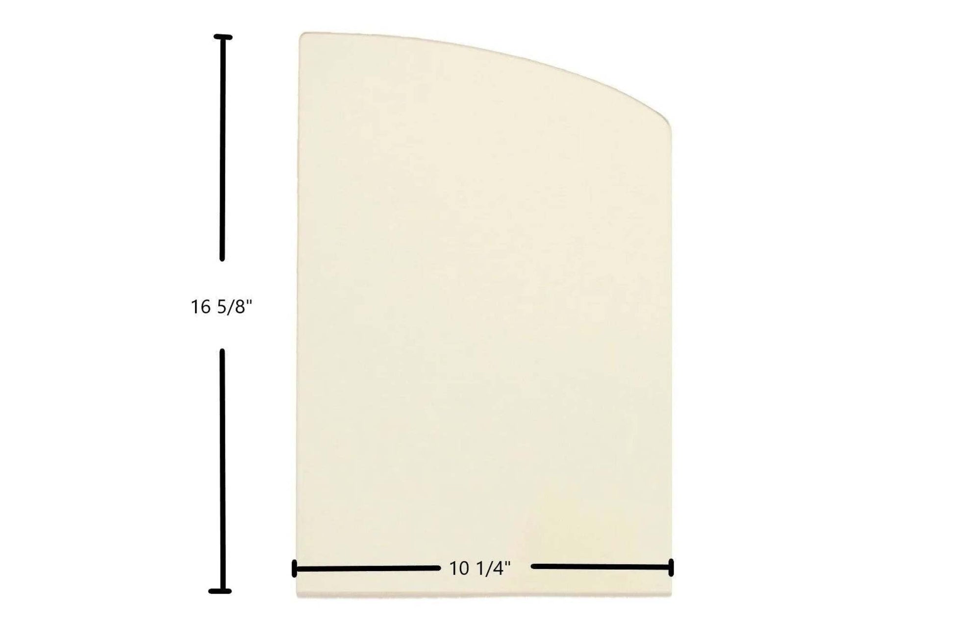Ceramic Replacement Glass for Napoleon NZ-26WI Side Ceramic Glass Panel | 10 1/4" x 16 5/8" | Replaces W010-1512 / W010-1513 - 10 1/4" x 16 5/8"