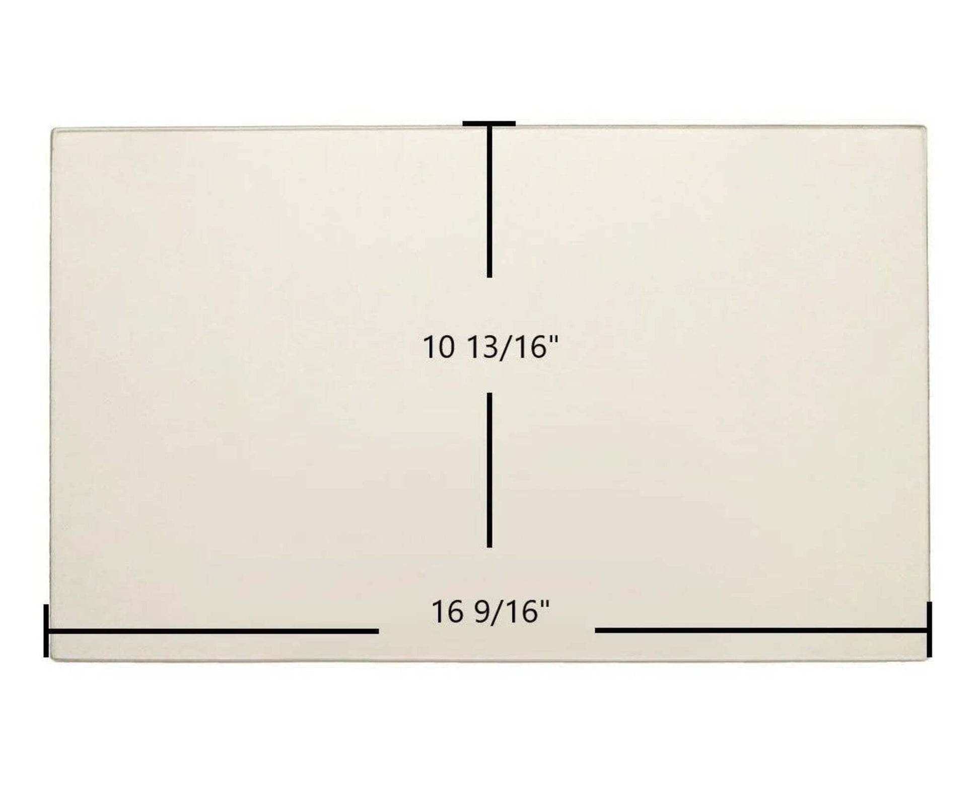 Ceramic Replacement Glass for Napoleon S1 / S4 / S9 / S20 Ceramic Glass Panel | 16 9/16" x 10 13/16" | Replaces W300-0168 - 16 9/16" x 10 13/16"