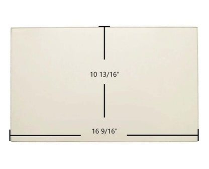 Ceramic Replacement Glass for Napoleon S1 / S4 / S9 / S20 Ceramic Glass Panel | 16 9/16" x 10 13/16" | Replaces W300-0168 - 16 9/16" x 10 13/16"