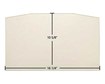 Ceramic Replacement Glass for Napoleon Timberline, EPA1000, 1101, 1150, 1400, 1400C, 1400PL, 1402, 1450, 1900, EPA1100, 1100C, EPI1401, Prestige NZ25 Ceramic Glass Panel | 16 1/4" x 10 5/8" | Replaces W010-1071 - 16 1/4" x 10 5/8"