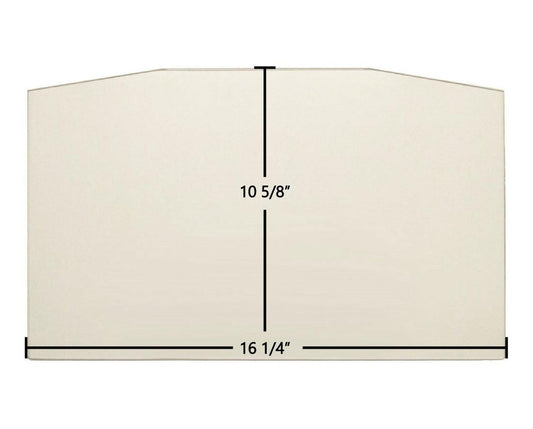 Ceramic Replacement Glass for Napoleon Timberline, EPA1000, 1101, 1150, 1400, 1400C, 1400PL, 1402, 1450, 1900, EPA1100, 1100C, EPI1401, Prestige NZ25 Ceramic Glass Panel | 16 1/4" x 10 5/8" | Replaces W010-1071 - 16 1/4" x 10 5/8"