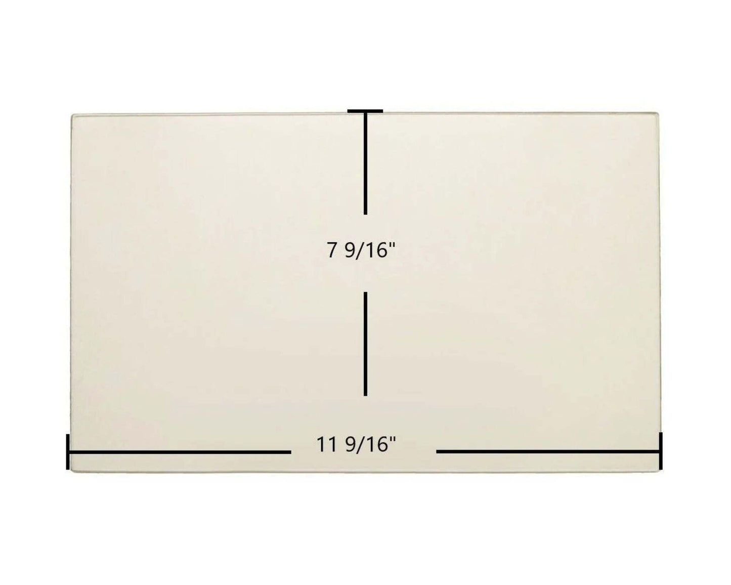 Ceramic Replacement Glass for Nashua NFP-1 Ceramic Glass Panel | 11 9/16" x 7 9/16" | Replaces 7GNFP - 11 9/16" x 7 9/16"