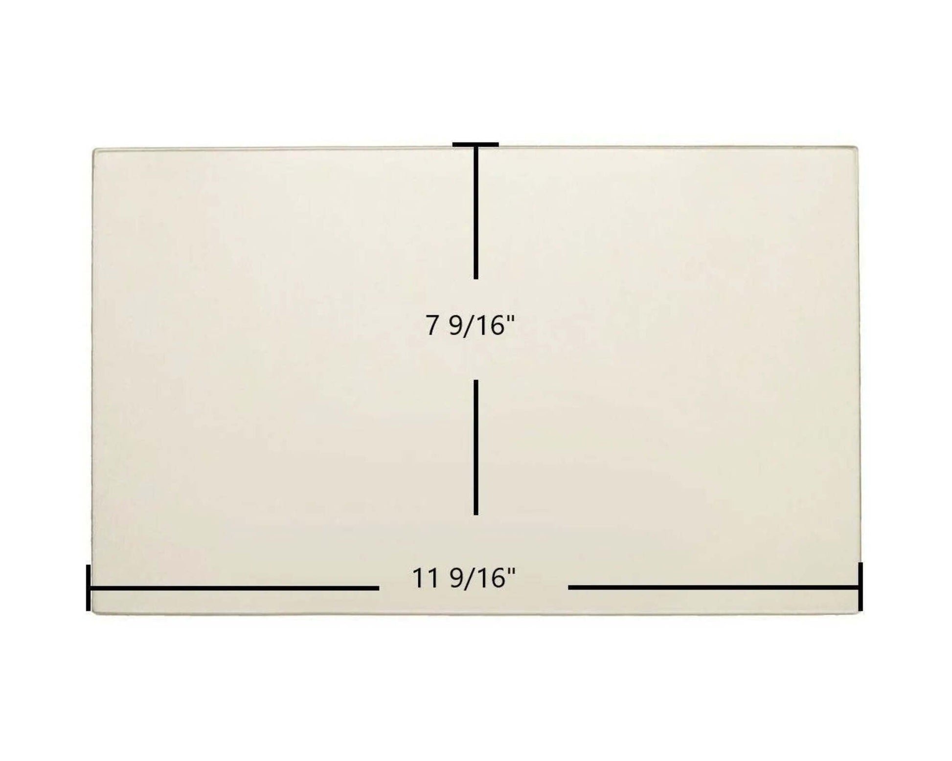 Ceramic Replacement Glass for Nashua NFP-1 Ceramic Glass Panel | 11 9/16" x 7 9/16" | Replaces 7GNFP - 11 9/16" x 7 9/16"