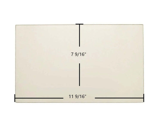 Ceramic Replacement Glass for Nashua NFP-1 Ceramic Glass Panel | 11 9/16" x 7 9/16" | Replaces 7GNFP - 11 9/16" x 7 9/16"