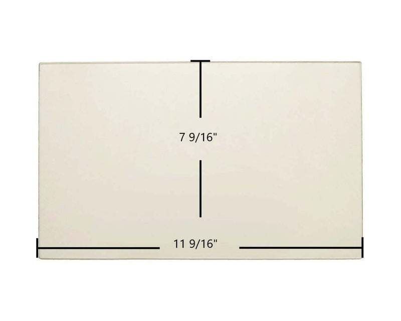 Ceramic Replacement Glass for Nashua NFP-1 Ceramic Glass Panel | 11 9/16" x 7 9/16" | Replaces 7GNFP - 11 9/16" x 7 9/16"