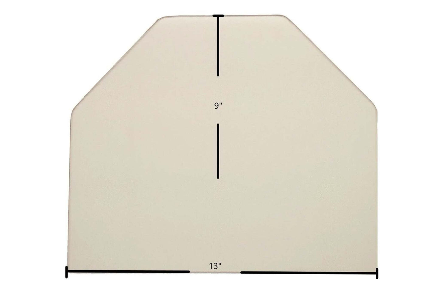 Ceramic Replacement Glass for Omega Single Door Ceramic Glass Panel | 13" x 9" | Replaces 7GOSD - 13" x 9"