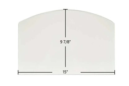 Ceramic Replacement Glass for Oregon Stove Ceramic Glass Panel (15" x 9 7/8") - 15" x 9 7/8"
