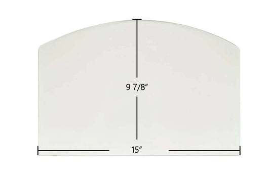 Ceramic Replacement Glass for Oregon Stove Ceramic Glass Panel (15" x 9 7/8") - 15" x 9 7/8"