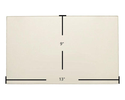 Ceramic Replacement Glass for Osburn 1050 Ceramic Glass Panel | 13" x 9" | Replaces SE07923 - 13" x 9"