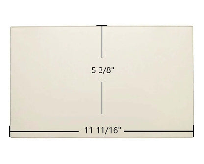 Ceramic Replacement Glass for Osburn 2200 Side Ceramic Glass Panel | 11 11/16" x 5 3/8" | Replaces SE35107 - 11 11/16" x 5 3/8"