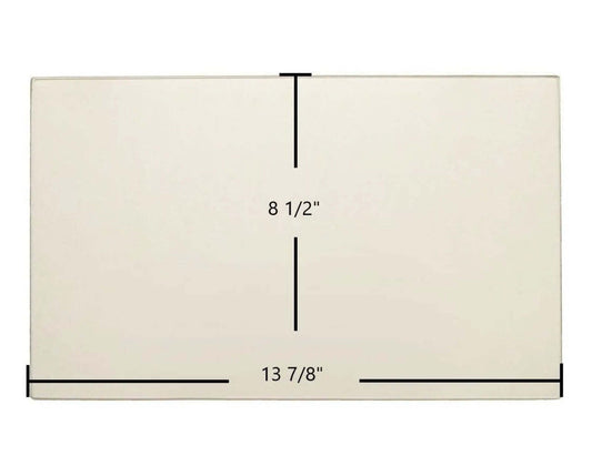Ceramic Replacement Glass for Pacific Energy Vista Glass (2005 & Newer) Ceramic Panel | 13 7/8" x 8 1/2" | Replaces CUSPA501 / 800000154 / DR16.208201 - 13 7/8" x 8 1/2"