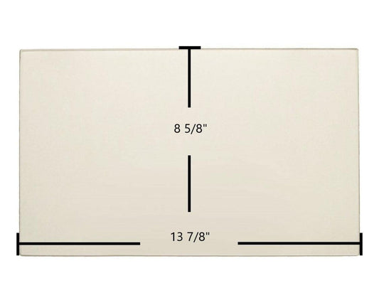 Ceramic Replacement Glass for Pacific Energy New Vista C Ceramic Glass Panel | 13 7/8" x 8 5/8" | Replaces DR16208201 - 13 7/8" x 8 5/8"