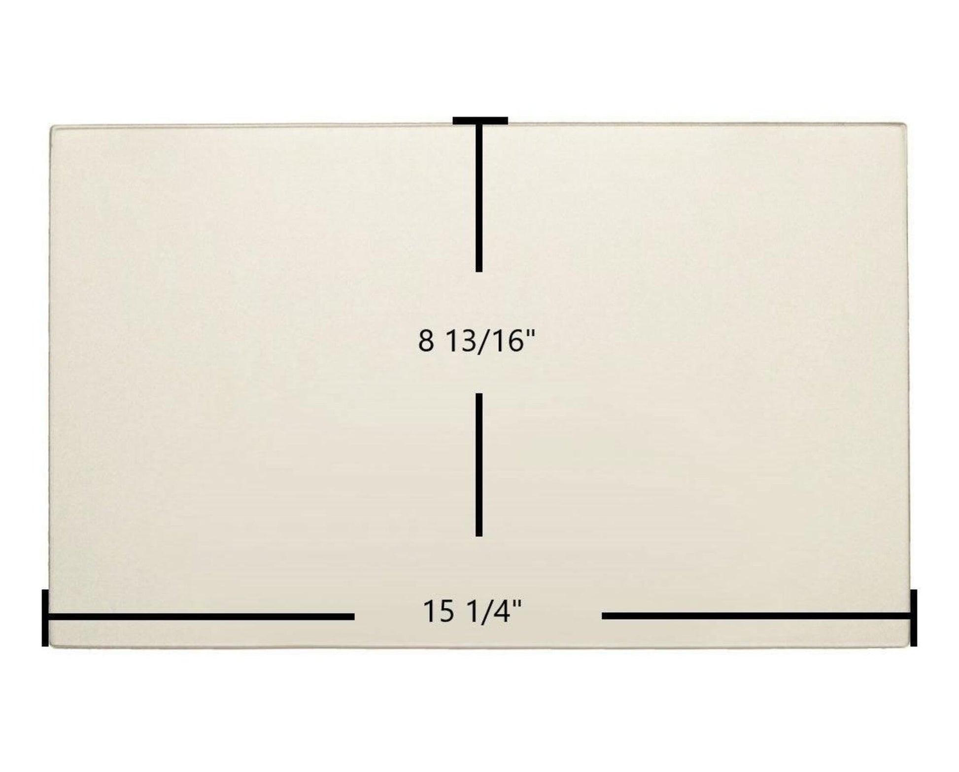 Ceramic Replacement Glass for Pacific Energy Super 27 / Super Classic-LE / Spectrum / Spectrum Classic Ceramic Glass Panel | 15 1/4" x 8 13/16" | Replaces 80000157 - 15 1/4" x 8 13/16"