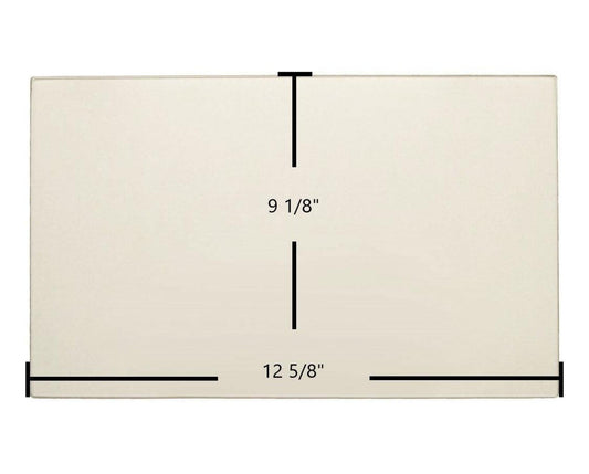 Ceramic Replacement Glass for Pacific Energy Super Series D Ceramic Glass Panel | 12 5/8" x 9 1/8" - 12 5/8" x 9 1/8"