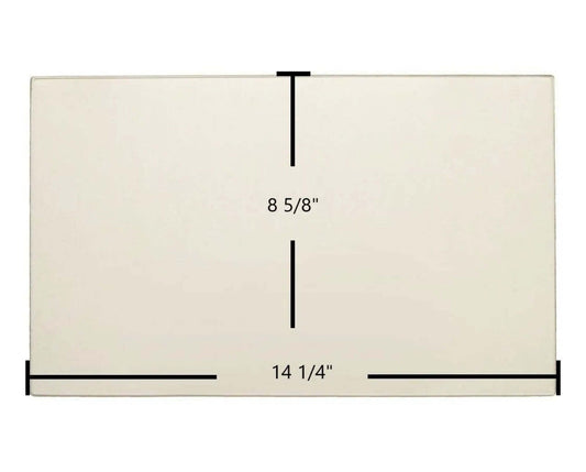 Ceramic Replacement Glass for Pacific Energy Vista C Ceramic Glass Panel | 14 1/4" x 8 5/8" | Replaces DRVS2082 - 14 1/4" x 8 5/8"