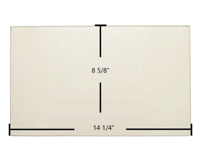 Ceramic Replacement Glass for Pacific Energy Vista C Ceramic Glass Panel | 14 1/4" x 8 5/8" | Replaces DRVS2082 - 14 1/4" x 8 5/8"