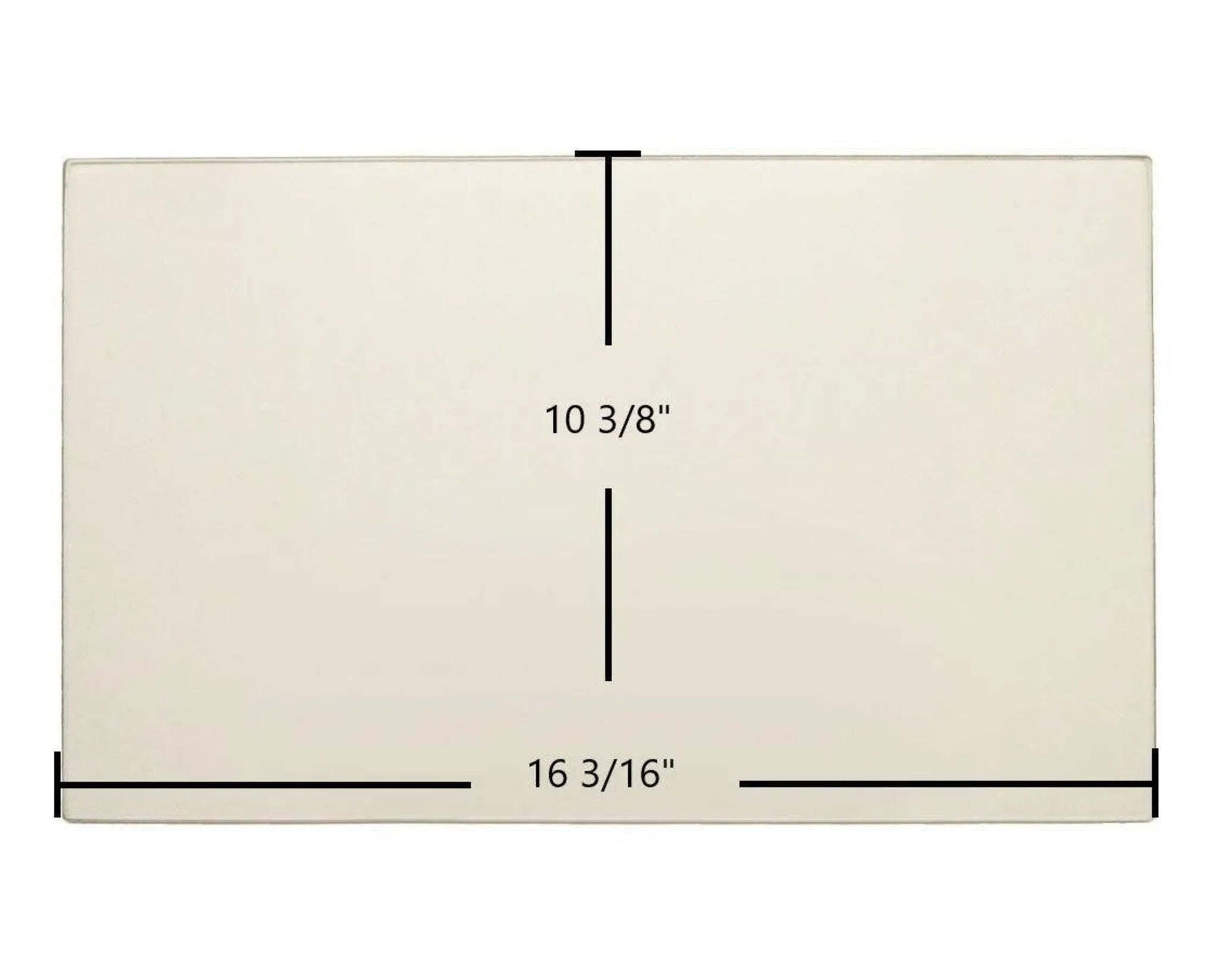 Ceramic Replacement Glass for Pacific Energy Vista LE / Neo 1.2 / Neo 1.6 / Alderlea 1.2 / Alderlea T4 / FP16 Ceramic Glass Panel | 16 3/16" x 10 3/8" | Replaces 80000220 - 16 3/16" x 10 3/8"