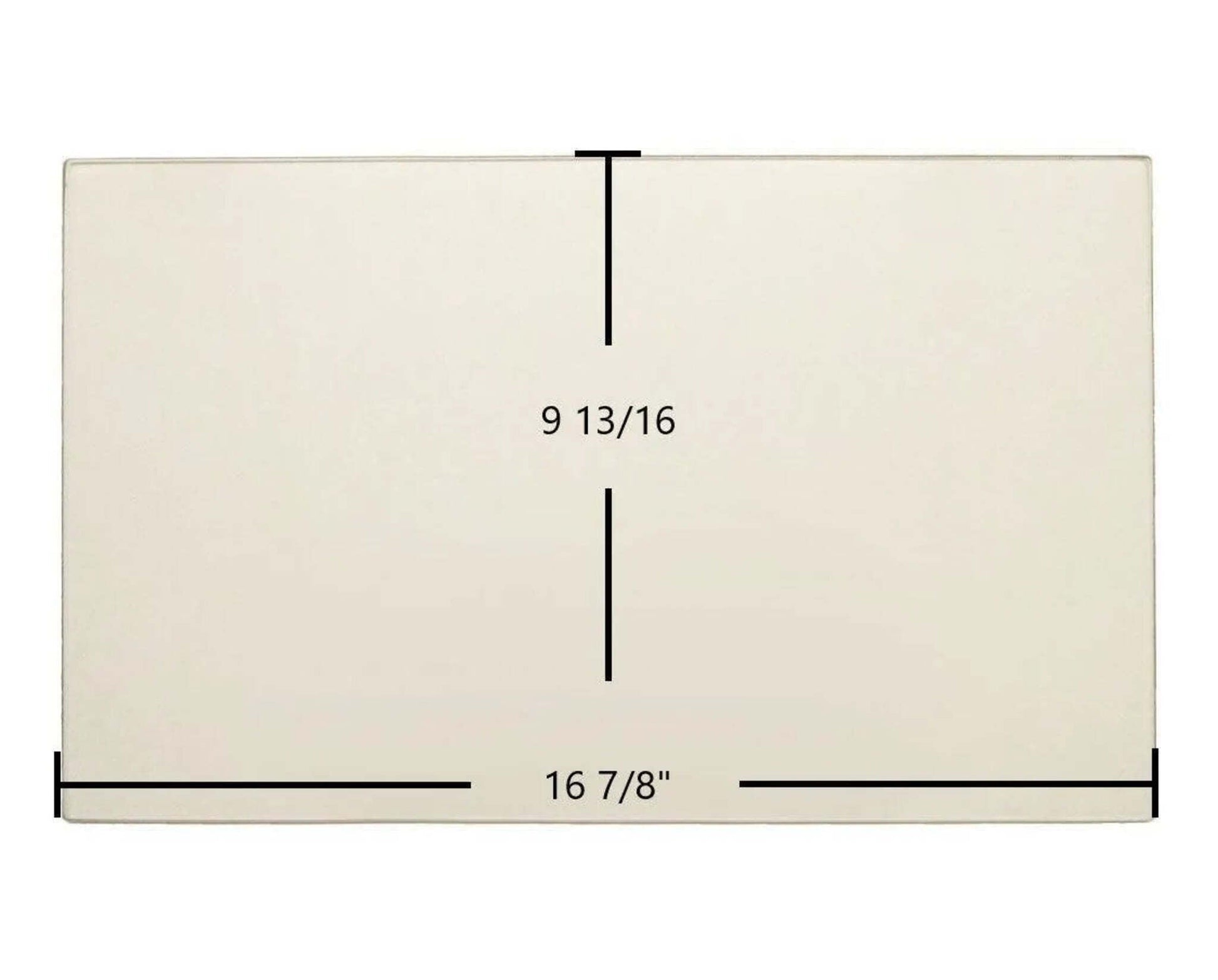 Ceramic Replacement Glass for Plazetta P957 Pellet Stove Ceramic Glass | 16 7/8" x 9 13/16" - 16 7/8" x 9 13/16"